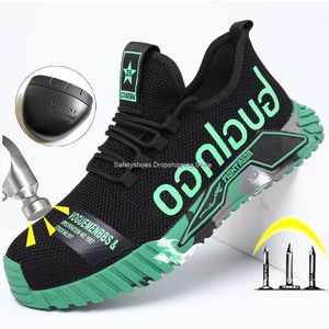 Gai Dress Men Steel palców butów męskie buty nakłucia Sneaker Mężczyzna Ochrona Ochronne Pracuj Man Bezpieczeństwo Buty 2307724