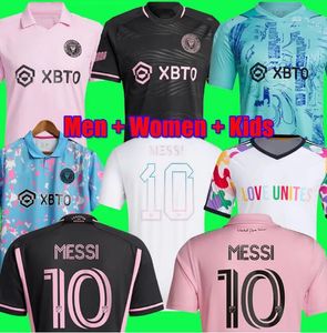 3XL 4XL Player Fans Versione 2023 2024 Inter Miami CF Maglie da calcio Inter Matuidi HIGUAIN JEAN FRAY CAMPANA YEDLIN BECKHAM MLS 23 24 MESSIS Maglia da calcio per uomo e bambino