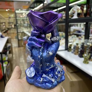 Decorative Objects Figurines Rose Hand Crystal Ball Base Stand Sphere Holder Magic Globe Stone Support Furniture Decor 230725