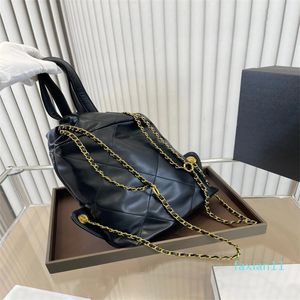 Сумки дизайнерский рюкзак ручка ручка сумочка большая мощность шнурки для покупки сумки золото/серебряная металлическая аппаратная сеть сумки мода на плечо мешок для женщин.