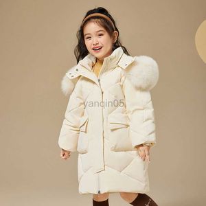 Down Coat 2023 Winter Kids Down Jackets For Girls Children Clothes Warm Hoodies Coats For 4 6 8 10 12Yrs Toddler Girls Outerwear Clothes HKD230725
