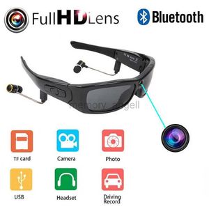 Óculos inteligentes 2021NEW Gravação de vídeo de esportes ao ar livre de alta definição Óculos de sol polarizados inteligentes chamada para ouvir música Óculos Bluetooth DVR HKD230725