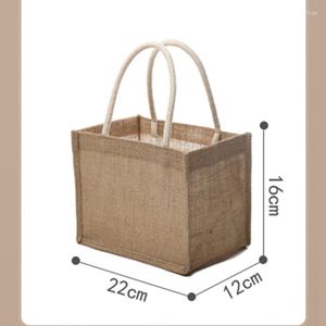 Подарочная сумка для хранения для женщины для женщины Eco Canvas Shopping Portable Tote Tote Coted Cotton Brocer Prouce Travel Travel Ткань сумочка