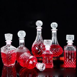 Wine Glasses 1 Pcs small size classical whiskey wine glass bottle clear Decanter lot champagne martini cup 230724