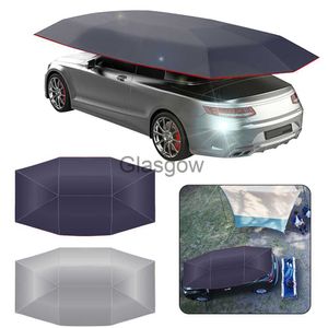 Bilsolskade Summer Car Cover Sunshade Canopy Protection Paraply Oxford Tyg UV Resistant Foldbar Car Sunshade Awning Tält Skydd X0725