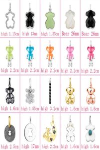 2022 New 925 Silver Bear Pendant Necklace Necklace Neck and Beauul Classic Lady Jewelry Fashion Accessories Whole83261911284506