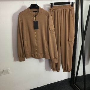 Damskie marki dresy dresowe suwakowe spodnie z kurtka z kurtką