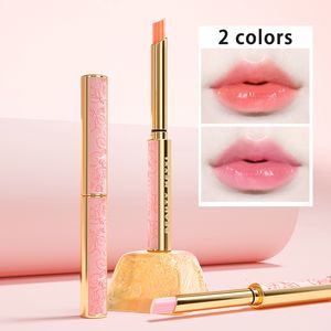 Batom Mel Pêssego Bálsamo Labial Magic Color Temperature Hidratante Nutritivo Longa Duração Suave Suave Natural Maquiagem Iluminador 230725