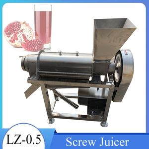 0,5 t/h Obst- und Gemüsezerkleinerungsmaschine Obst Gemüse Pulper Apfelsaftmaschine Ingwer-Entsafter Ingwer-Schrauben-Entsafter