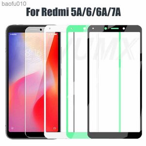 9D Полное укрытие с закаленным стеклом для Xiaomi Redmi 6 6a Anti-Burst Screan Protector на Redmi 5A 6A 7A.