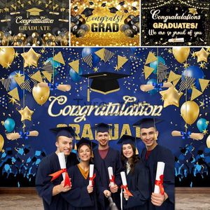 Background Material SeekPro Graduate Party Background Sparkling Gold Scatter Background Bachelor Hat Props Children's Return to School Balloon Photography x0724