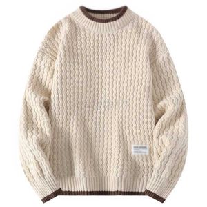 Erkek Sweaters Yeni Sonbahar Kış Erkek Mock Boyun Sweaters Örme Saklama Moda Günlük Örgü Erkekler Gençlik Canlılığı Sweater Pullover Adam