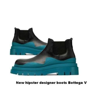 Black Women Man Bottega Boots Luxury Tyre Leane Leather Chelsea Women's Booties Men Lug Lug Platform Stunky Lady Knight Low Top Boots Boot 35--45 Aaaccnnn