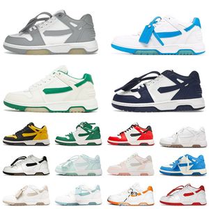 2023 Hot Out Out Off Office Sneaker Low Tops Дизайнерская повседневная обувь Винтажные расстроенные кожаные платформы кроссовки роскошь для ходьбы Dhgates Mens Women Loafers Trainers