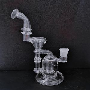 glass smoke hookah w exquisite design and high quality recycler water pipe with excellent welding technology totally handmade hi294x