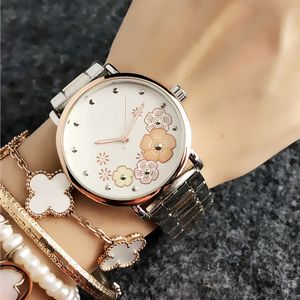 Titta på Womens Fashion Watches High Quality Designer Limited Edition Quartz-Battery rostfritt stålklockor