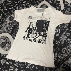 Camisetas Masculinas ERD Melancholy Rich Segunda Geração Verão Hight Street Trend Rasgado Buraco Manga Curta Streetwear Y2k Tpo Tee Clothing