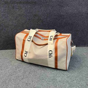 Borsa di lusso Borsa di design Borsa di tela di alta qualità Borsa da viaggio casual Borsa di lino pesante Borse da viaggio di grande capacità Borsa da viaggio morbida per esterni stylisheendibags