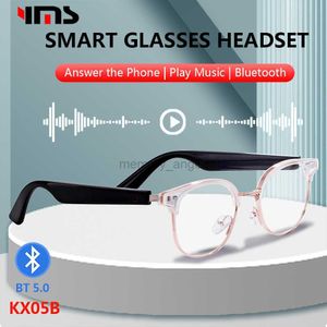 Akıllı Gözlük Akıllı Gözlük Moda Erkekler ve Kadın Bluetooth Glasses Anti-Muamel Hafif Kulaklık Müziği Sürüş için Uygun Akıllı Gözlükler HKD230725