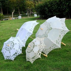 Vintage Lace Sun Umbrellas Wedding Bridal Laces Umbrellas Performance Photography Prop Umbrella Party Decoration Parasol Q347