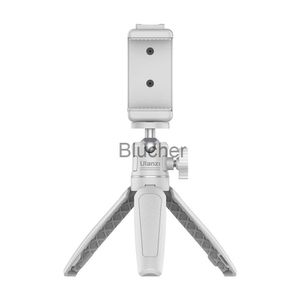 Tripods Ulanzi MT08 Mini Tripod Beyaz Katlanır Tripod Monopod Kurulum 14 inç Tripod Universal SLR Android iPhone akıllı telefon X0724