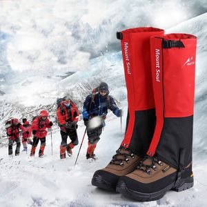 Kol bacak ısıtıcılar yürüyüş legging gaiters su geçirmez bot ayakkabı bacak avlar avlanma kamp kayak seyahat bacak ısıtıcılar ayak kaplar kar gaiters 230725