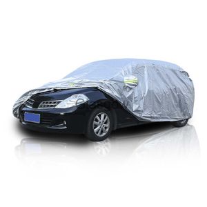 Bil solskade fit Honda Jazz VW Golf Poloyaris Hatch Full Car Cover Winter Weather Protection Anti Scratch Cover för 4M44M Lång Hatchback X0725