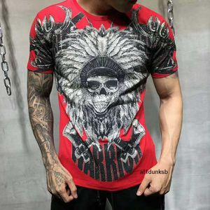 Hop Plein Philipps BEAR Quality T PP Mens Designer Hip Tshirts Brand Men Eternal High Spirit WARROR T-Shirt Classical Streetwear Tshirt Casual Top Tees 11455