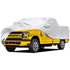 Car Sunshade 210T Waterproof UTE Pickup Truck Cover for Ford Raptor F150 RANGER Toyota Tundra Dodge Ram All Weather Protection Full Car Cover x0725