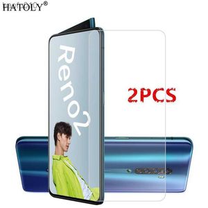 2Pcs For OPPO Reno 2 Glass For OPPO Reno 2 Tempered Glass Film HD 9H Hard Phone Screen Protector Protective Glass for Reno 2 L230619
