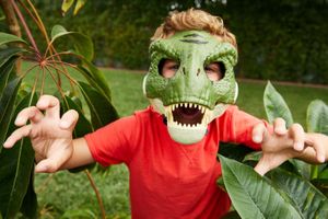 Máscaras de festa 17 designs Máscara de dinossauro com mandíbula em movimento Criativo Halloween Cosplay Festa Horror Raptor Máscara de látex Halloween Deco 230724