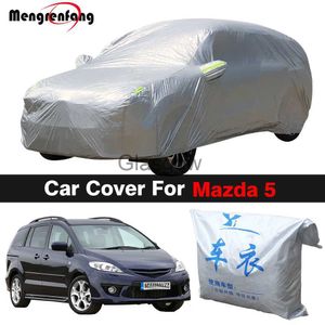 Auto Sonnenschutz Volle Auto Abdeckung MPV Outdoor AntiUV Schatten Regen Schnee Beständig Abdeckung Staub Beweis Für Mazda 5 x0725