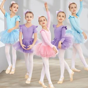 Стадия ношения детские девочки пачка балетные танцевальные платья.