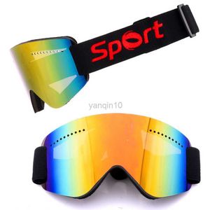 Gogle narciarskie gogle snowboardu ochrona UV Snowboard Skip Skiing okulary okulary maska ​​wiatroodporne na zewnątrz cykliki zimowe gogle narciarskie HKD230725