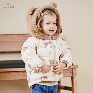 Down Coat Dave Bella Baby Toddler Boys Girls Down Puffer Jacket Hooded Lightweight Warm 90% Duck Down Hooded Winter Coat DB4223595 HKD230725