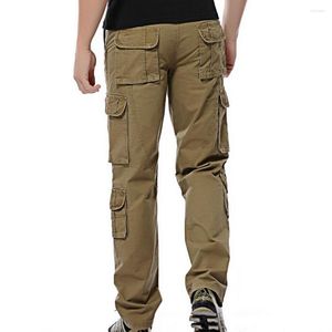 Calça Masculina Outono Masculina Cargo Army Tactical Masculino Multi-bolsos Outwear Calça Reta Calça Militar Masculina Pantalon Homme 46