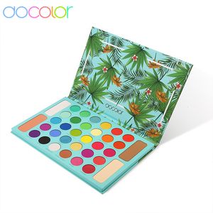 Ombretto Docolor 34 colori Palette di ombretti Tropical Shadows Pallet Glitter Highlighter Shimmer Make Up Pigment Matte Eye Shadow Pallete 230724