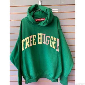 Designer Fashion Abbigliamento Felpe da uomo Felpe con cappuccio Cpfm dello stesso tipo di filippino Dong Xyz Green Thumb Hoodie Pullover da uomo e da donna verde