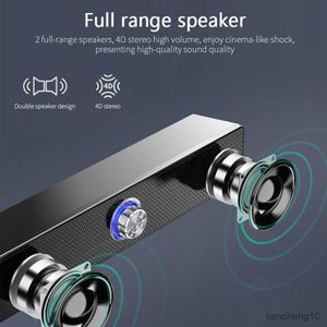 Portable Speakers Soundbar With Subwoofer TV Sound Bar Home Theatre System Bluetooth Speaker Extra Bass PC Computer Speakers Bass Stereo New R230725