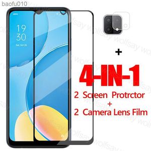 Screen Protector For OPPO A15 Phone Glass Protector OPPO A15 A16 A17 A15S A16S A16K A17K Tempered Glass Protective Phone Film L230619