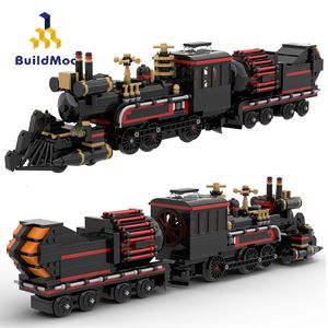 Blocks buildmoc tillbaka till den framtida tågstationen Expert Time Machine Building Bricks City Movie Head Toys for Children 230724