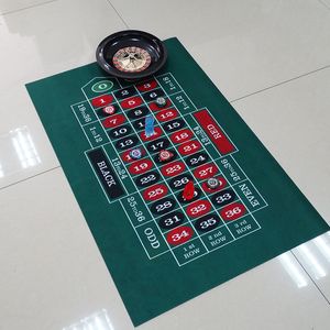 Double-Sided Felt Casino Mat for Outdoor Poker, Craps, Blackjack, Roulette, Party, Bar, and target board games - 230725