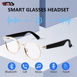 Smart Glasses 2022 Smart Glasses Men's Fashion Smart Anti-Blue Light Glasses Ladies Bluetooth Glasses Musik hörlurar Glasögon för Android iOS HKD230725