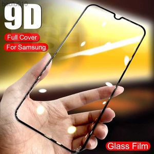 Samsung Galaxy用の9D強化ガラスA01 A11 A21 A31 A41 A51 A71スクリーンプロテクターM11 M21 M31 M51 A21S A30 A50保護ガラスL230619