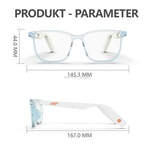 Smart Glasses Neue 3D-Anti-Blue-Sprachsteuerungsbrille Drahtlose Bluetooth-Sonnenbrille Freisprecheinrichtung TWS Musikvideo Wasserdichte Brille HKD230725