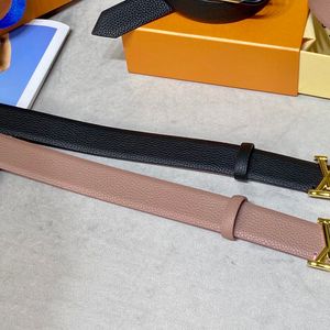 LW Man Woman Belt Designerカップルのための本物のCalfskin Womenensデザイナー