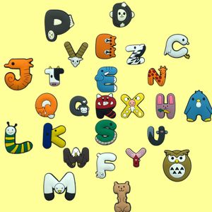 Accessori per parti di scarpe Cute Cartoon Animal A-Z Letters-T1093 Charms per Clog Drop Delivery Ott5K