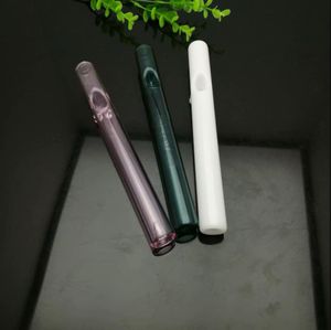 Cam borular sigara içiyor üflemeli nargile üretimi elle üflenmiş bonglar renkli genişletilmiş cam boru logo ile