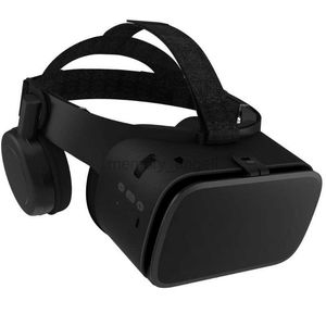 Óculos inteligentes Óculos VR usados na cabeça com fone de ouvido sem fio Bluetooth Óculos 3D de realidade virtual Assista a filmes Jogue 7 polegadas para smartphone HKD230725