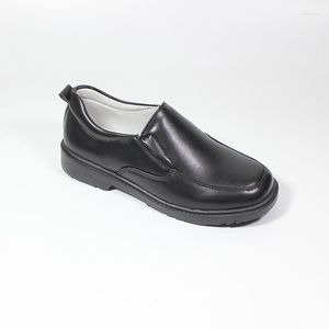 Flache Schuhe für Kinder, Schuluniform, Slip-on-Loafer, formelle schwarze Ballerinas für Jungen, Tanzen, Hochzeit, PU-Leder, Studentenschuh für Kleinkinder/Kleinkinder